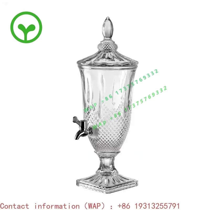 【2026】Ice drink juice glass dispenser with faucet