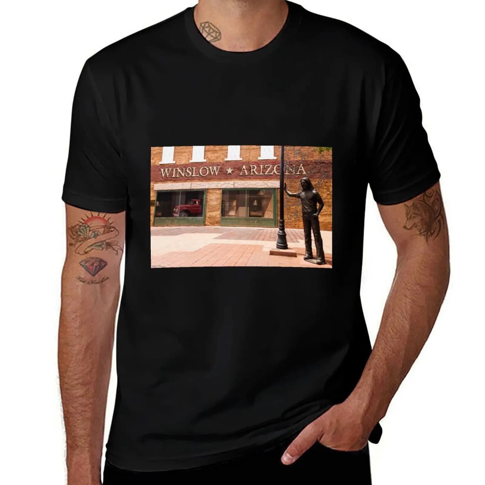 Standin’ On The Corner - 4 ? T-Shirt Simple Casual Short Sleeve Tee T-Shirt