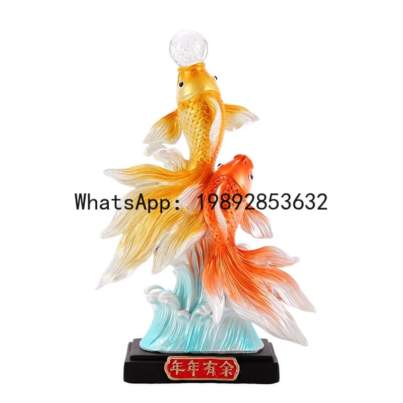 X-22  lucky charm ornament - creative new chinese style resin crafts for living room and wine cabinet decoration