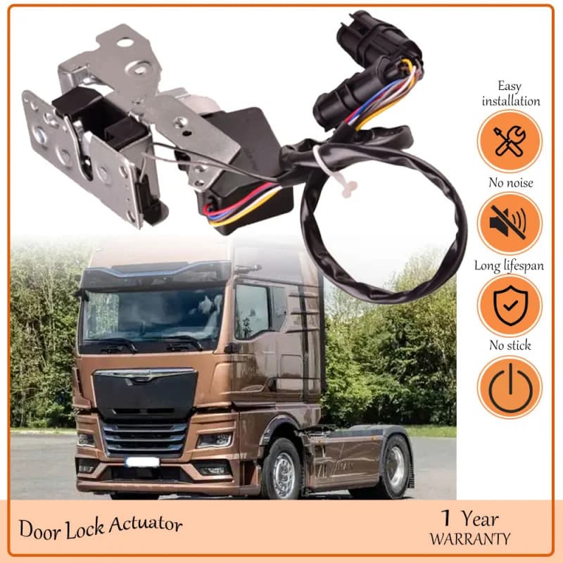 Left Driver side door Lock Latch Actuator Assembly locking motor for MAN Truck TGX TGS,oem 81626806147,81626806121