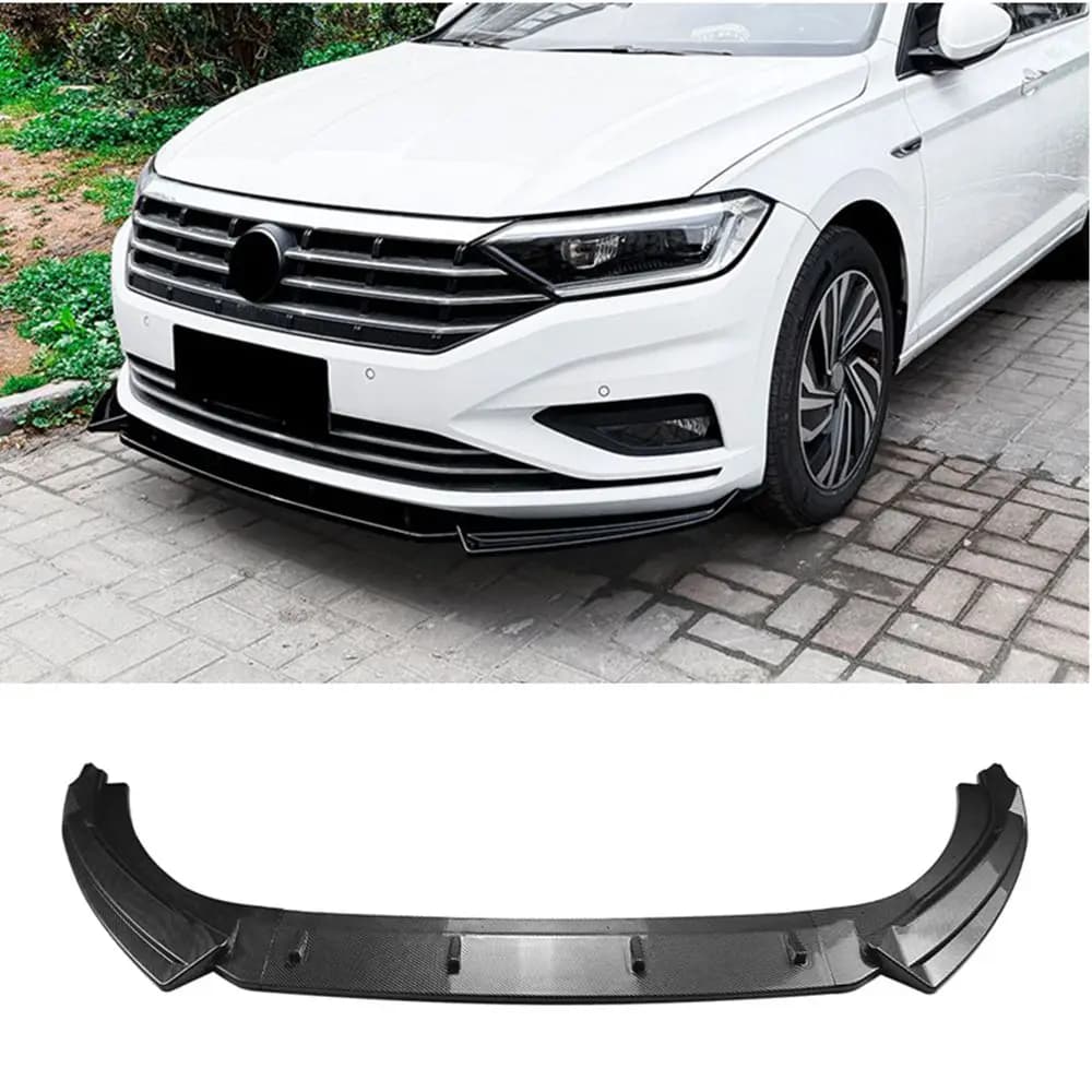 2019 2020 2021 2022 Car Lower Splitter Lip Diffuser Body Kits Glossy Black Front Bumper Spoiler For Volkswagen Jetta MK7