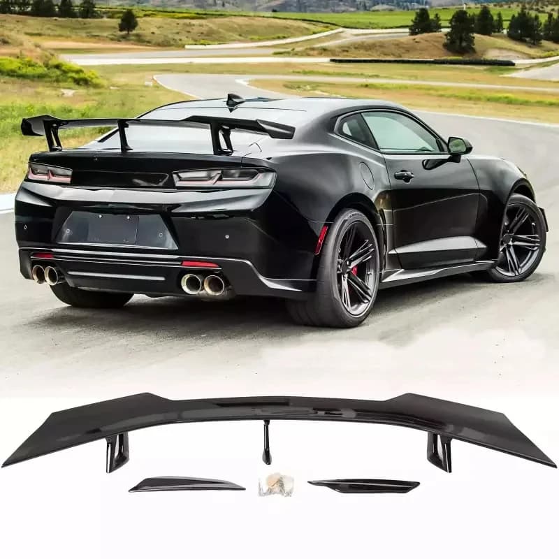 Carbon Fiber Rear Wing Spoiler ZL1 1LE Style 2015-2022 Auto Modification Parts