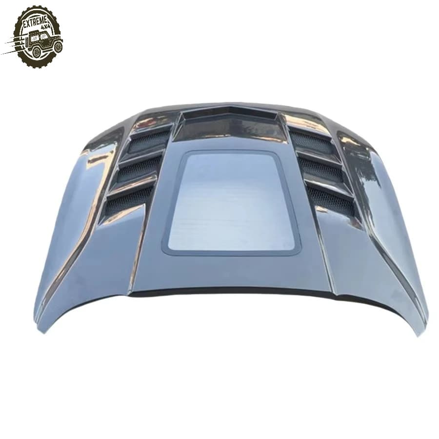 Suitable for Ford Mustang Modification and Upgrade Transparent Hood Carbon Fiber Engine Hood Engine Hood Car Cover