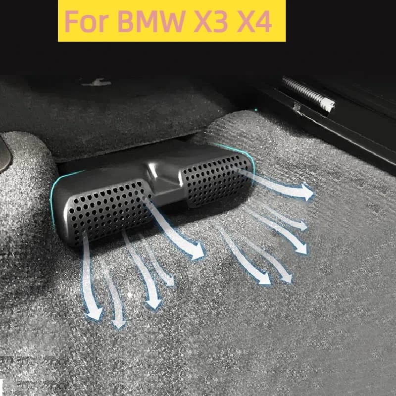 For BMW X3 X4 F25 F26 2013-2017Car interior Air conditioning vent Protective cover Vent Cover Rear Seat anti dust ABS refit 2PCS