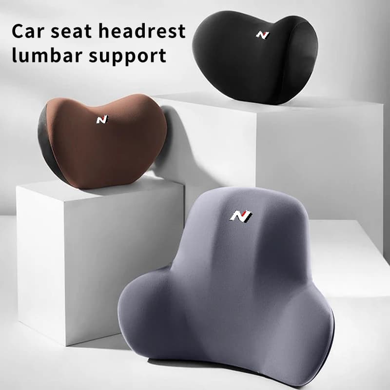 Car Accessories Headrest U-shaped Neck Pillow Lumbar Support For Hyundai N I30 I20 IX35 I40 Tucson Getz Veloster Kona Elantra So