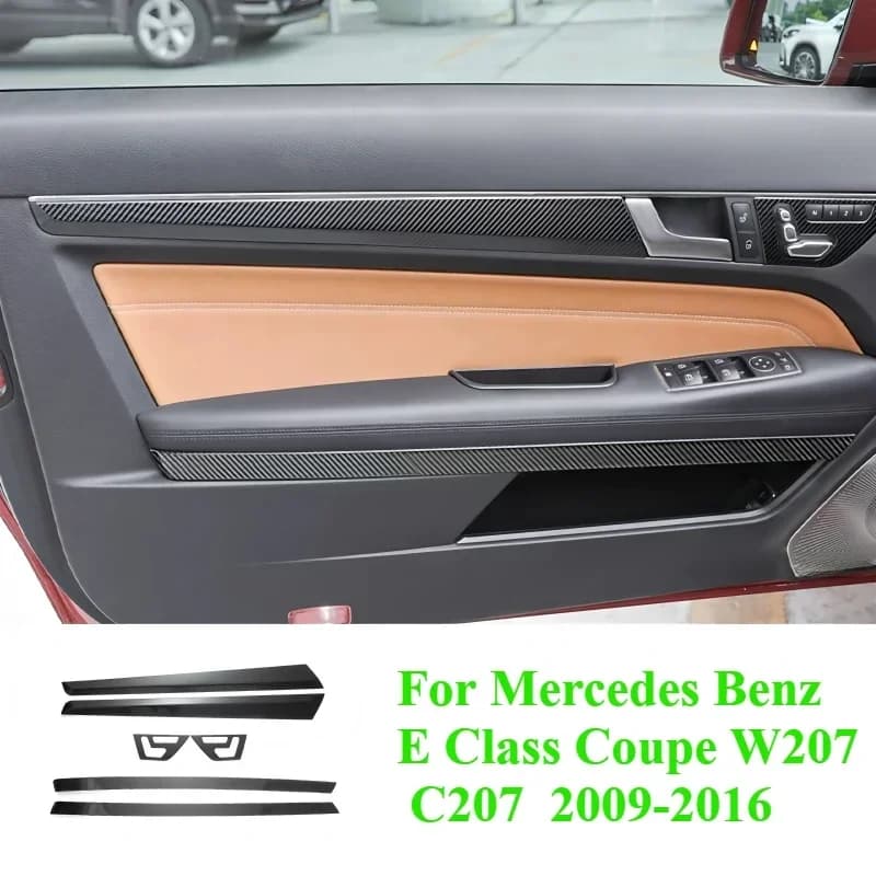 For Mercedes Benz E Class Coupe W207 C207 2010 2011 2012 2013 2014-2016 Car Door Panel Handle Trim Strips Seat Adjustment Cover