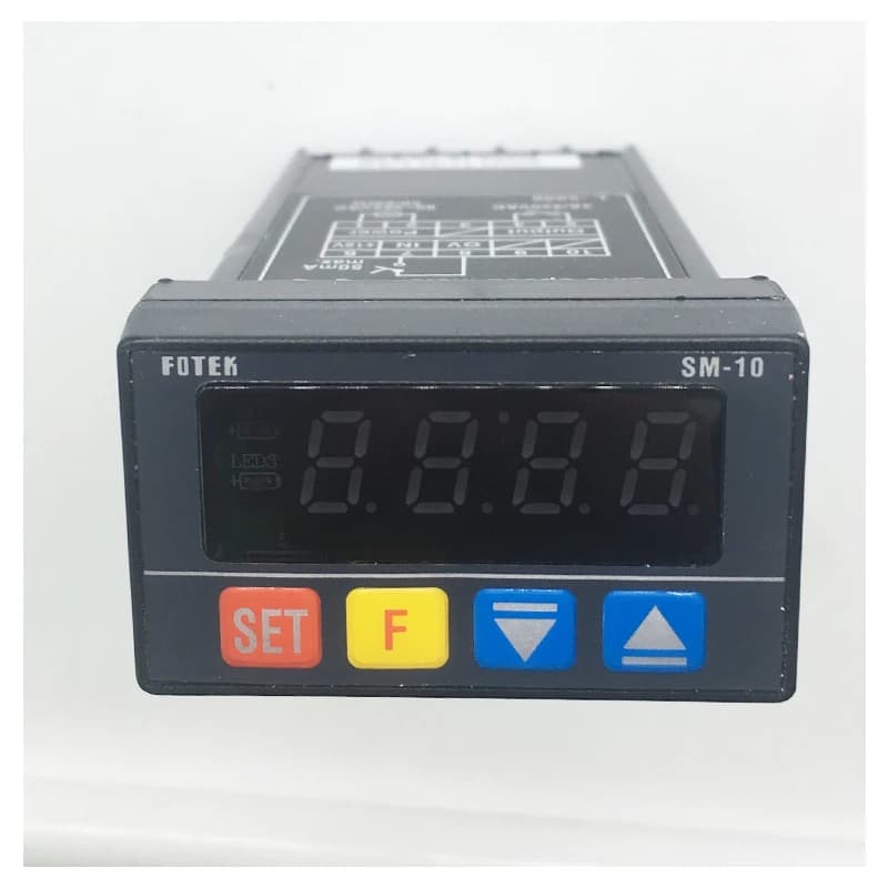 SM-10 single-phase 48 * 28 4-position voltmeter, with tachometer and line speedometer function alarm output