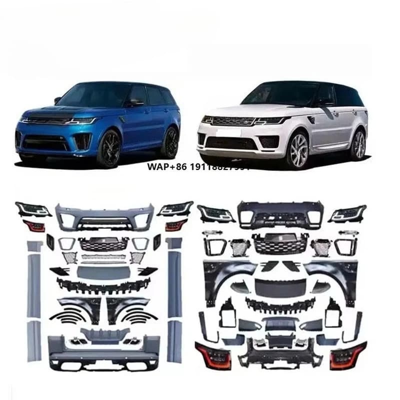 SJC Car Conversion Facelift Bodykit for Range Rover Sport 2014-2017 Upgrade Changed to 2018-2021 SVR Body Kits