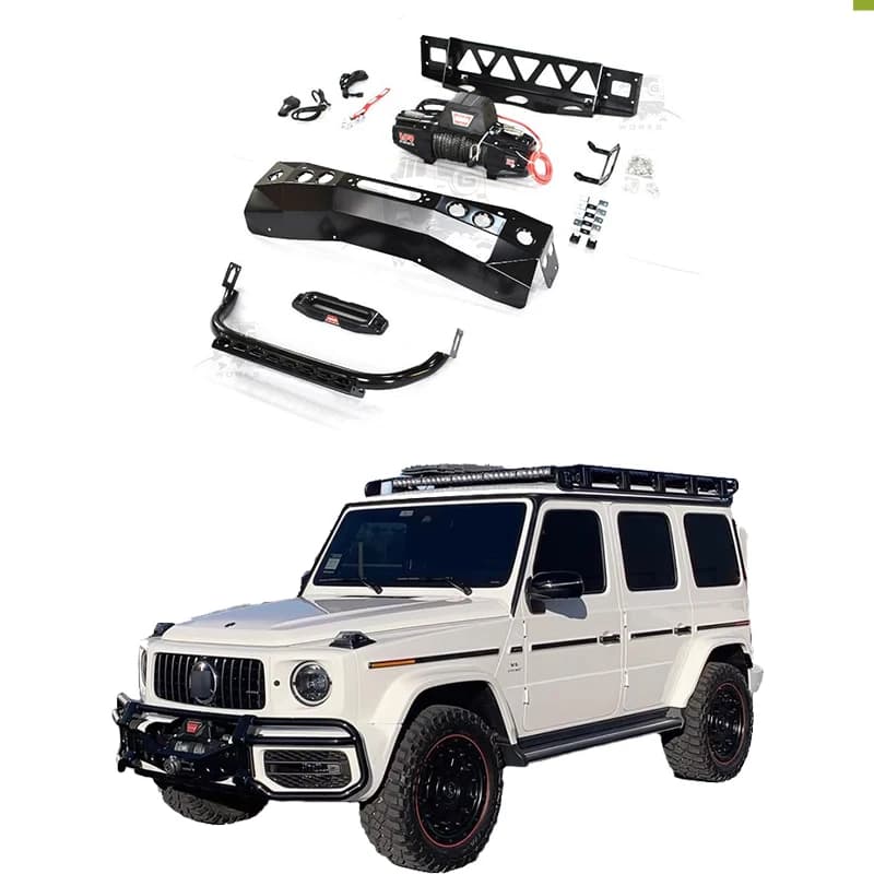 For 2019-2024 Year G Class W464 Winch Bracket Front Bumper W463A G63 G500 Exterior Electrical Machinery Accessories for Car Winc