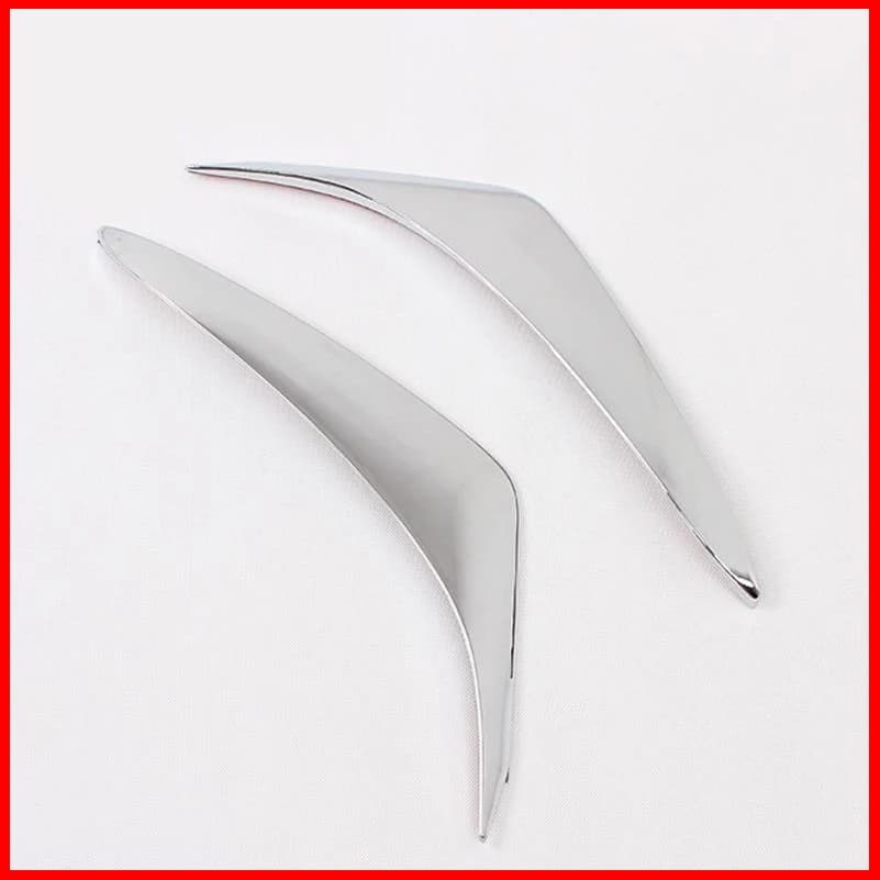 For Toyota Prado LC150 FJ150 2014-2017 Headlight Eyelid Eyebrow Decorate Cover Sticker Trim Strip Car Parts Accessories