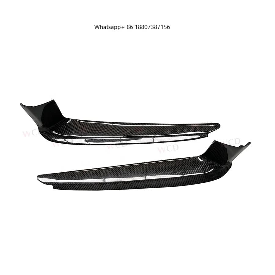 Carbon Fiber Front Bumper Splitter forPorsche 911 992 Front Bumper Trim Parts Front Flaps Car Parts 2020+
