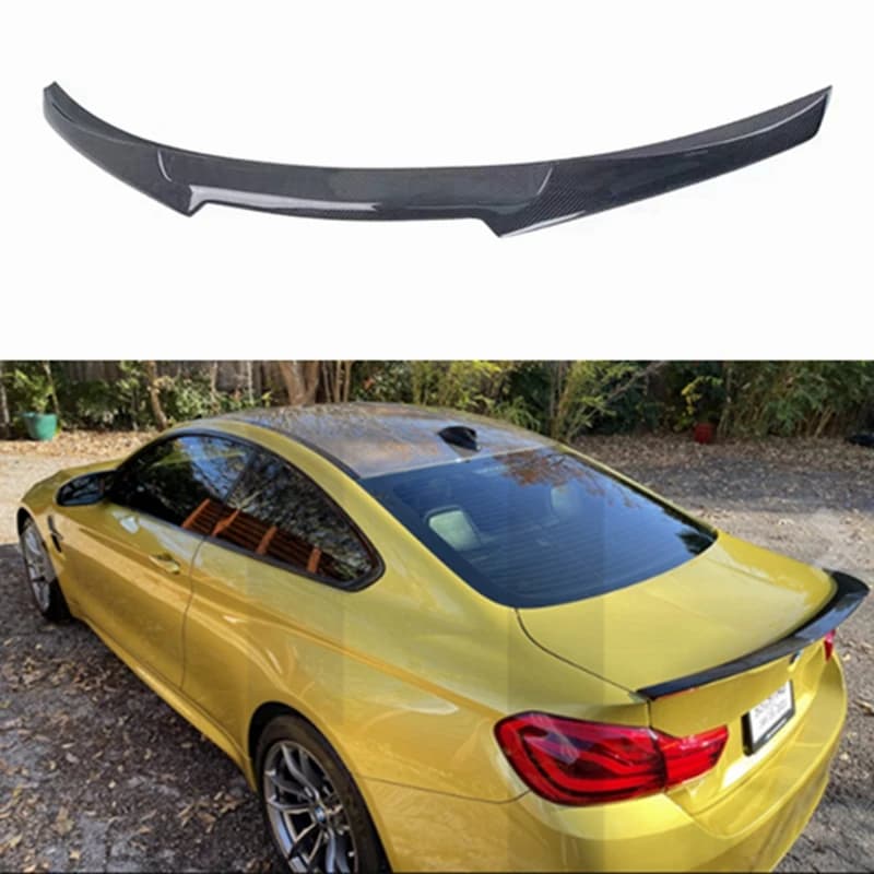 FOR BMW M4 F82 M4 Style Carbon fiber Rear Spoiler Trunk wing 2014-2020 FRP Forged carbon