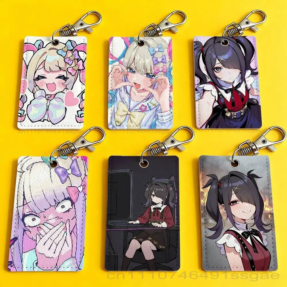 N-NEEDY GIRL O-OVERDOSE KAnge Card Holder Keychain Holder Card Pass Hang Rope Lariat Lanyard for Key Rings Accessories Gift