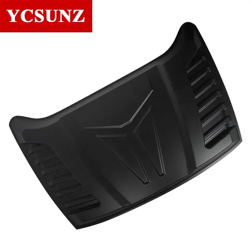 Matte Black Supper Big Bonnet Hood Scoop Cover For BYD Shark 6 2025 Double Cabin Car Accessories YCSUNZ