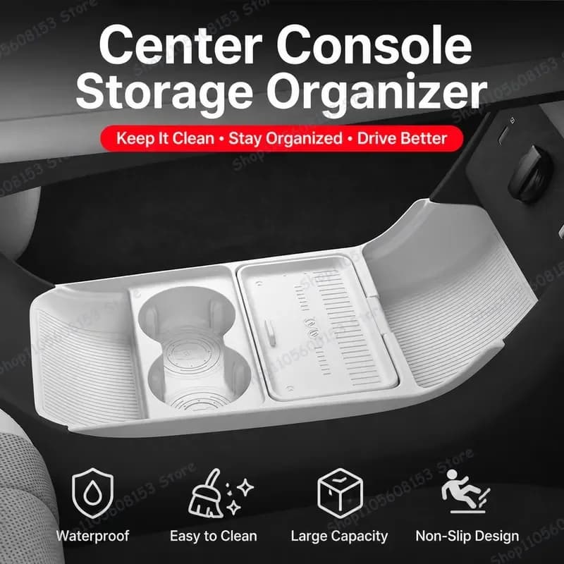 For Changan Qiyuan Q05 2026 Central Control Lower Storage Box Glasses Storage Box Auto Accessories Modification Parts