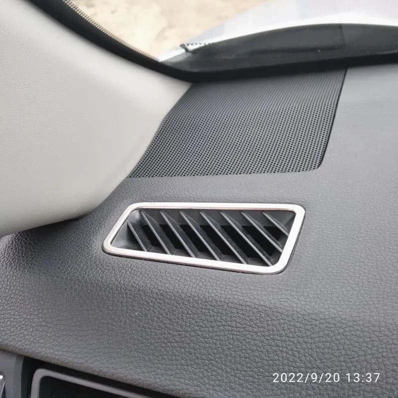 For Toyota Rav4 Rav 4 XA50 2019 2020 2021 2022 2023 2024 2025 Interior Accessories Front  Air Vent Trim Cover Garnish Metal 2pcs