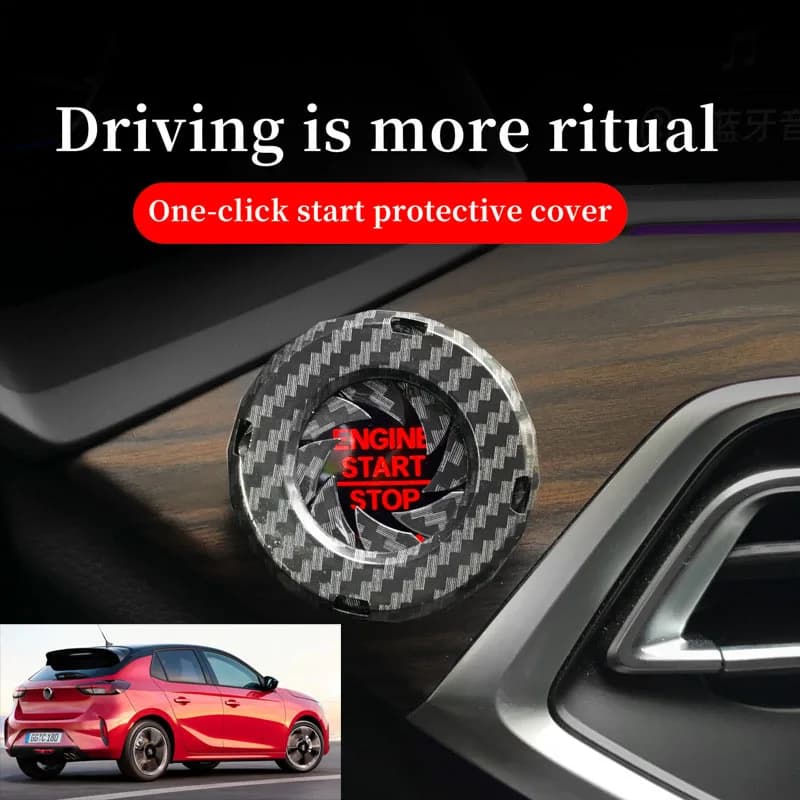 FOR Opel Car one-button start decorative ring knob-type decorative cover ignition device switch hidden protective cover