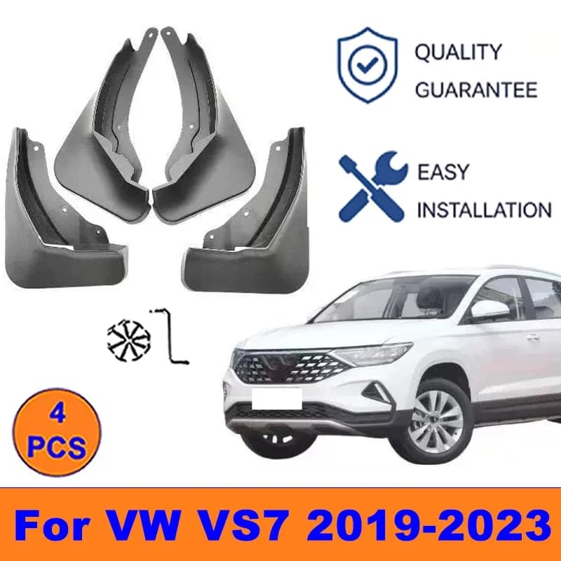 4Pcs Mud Flaps For VW VS7 2019-2023 -Splash Guards Front&Rear Wheel Fender Mudguards Car Exterior Protection Accessories
