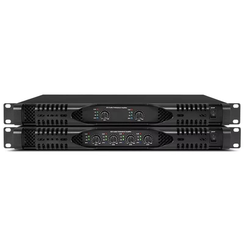 New Hot Sell 1U 4*1300W Digital Amplifier 4 Channel KTV Club Party Stereo Sound System Class D Audio Power Amplifier