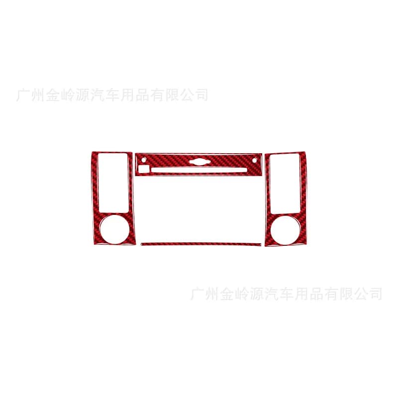 For 07-17 Mercedes-Benz R-Class Car Interior Modification Carbon Fiber Radio Control Panel Decorative Sticker