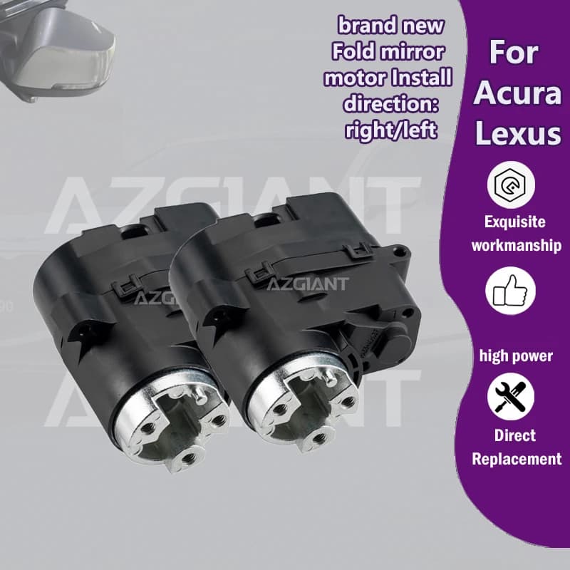 AZGIANT For Acura MDX RDX/Lexus LX570 GX460 HS250h Car Rearview mirror folding inner motor module best match auto accessories