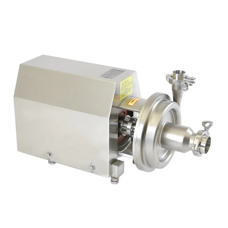 Stainless steel sanitary small high-power laboratory vacuum pump food grade beverage milk negative pressure pump