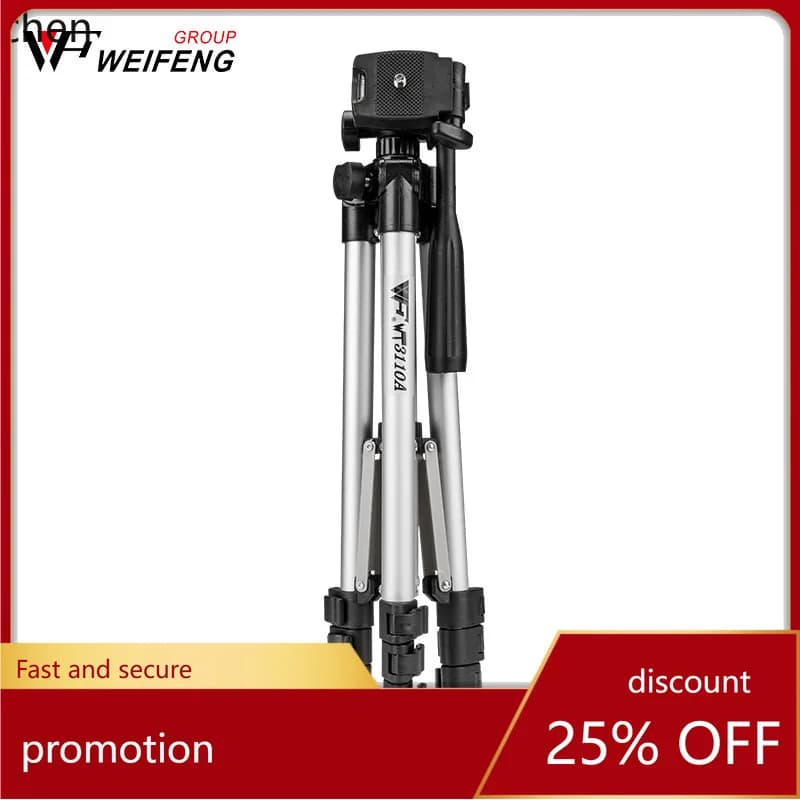 YFY Mirrorless Camera Tripod Stand Lightweight Portable Tripod for Live Streaming and Selfies