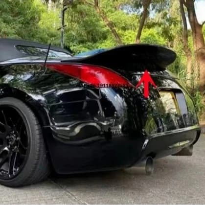 For350Z Z33 Auto Parts Tuning Interior & Exterior Modified Rear Wing Carbon Fiber Resin for Wind Wing Enhancement