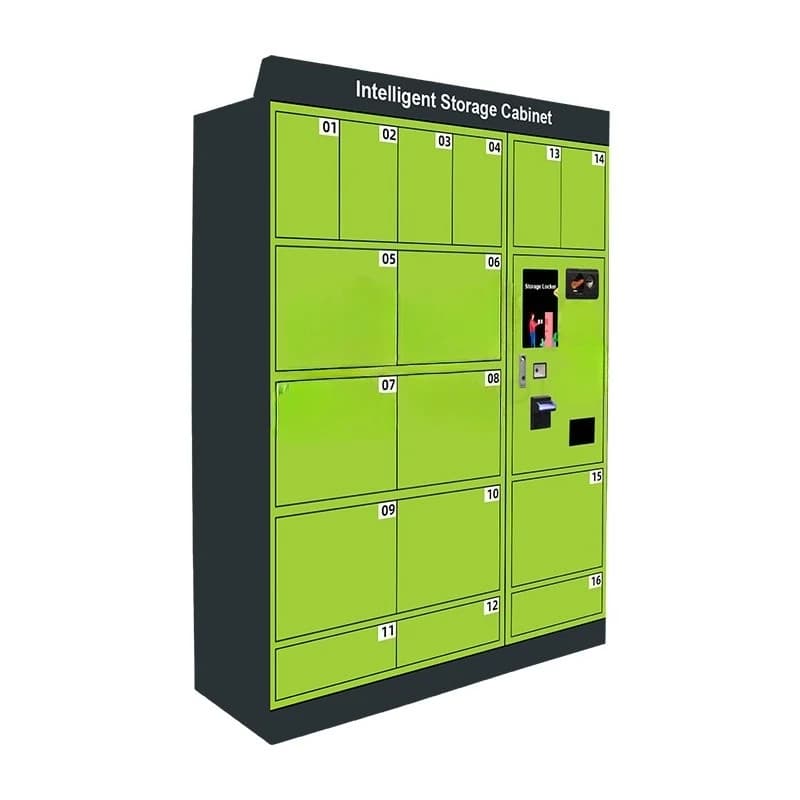 Item storage vending machine 10.1 inch screen lattice cabinet intelligent AI identification storage cabinet special for express