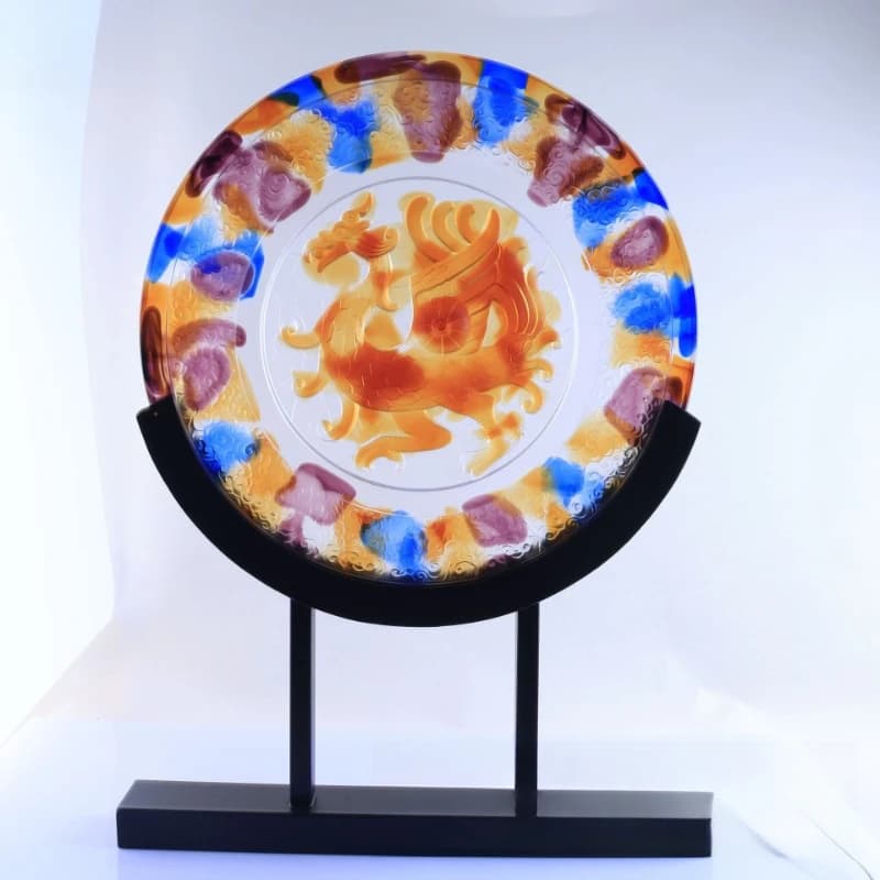 Ancient glass, glass handicrafts, household goods decorative ornaments