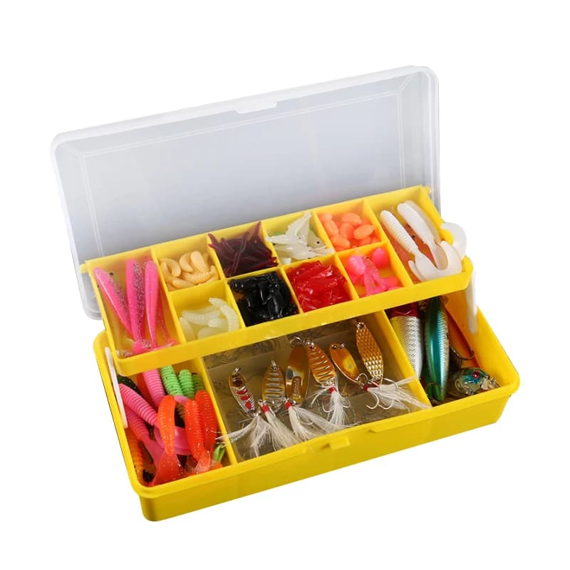 308 Pieces Fishing Bait Fishing Tackle Storage Set Multi-functional Fishing Accessories