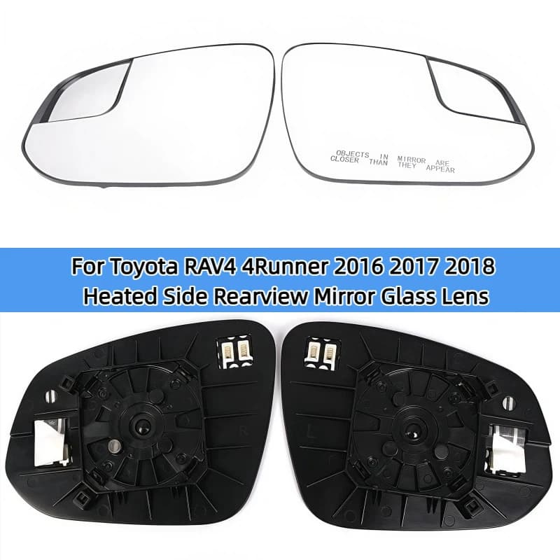 For Toyota RAV4 4Runner 2016 2017 2018 87961-42D20 87961-0R220 87961-42D20 87961-0R220 Heated Side Rearview Mirror Glass Lens