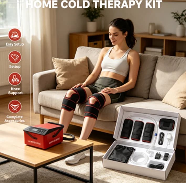 Circulating Cold Therapy Freeze Machine Reliable Cryo Cooling System Durable Unit For Sports Injury Joint Pain Rehabilitation