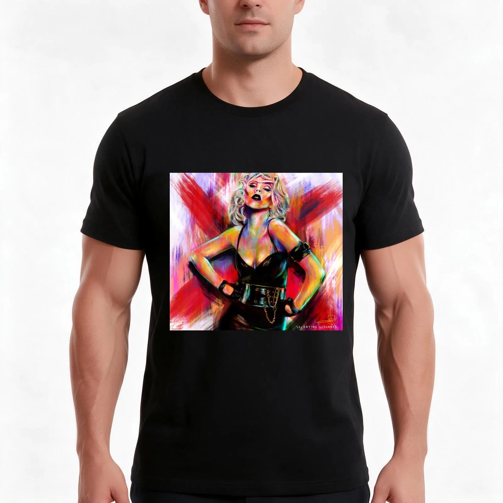 Bionic X T-Shirt, Summer Casual Cotton Tee, Oversized Streetwear Tops, Vintage Graphic Print, Loose Fit Short Sleeve