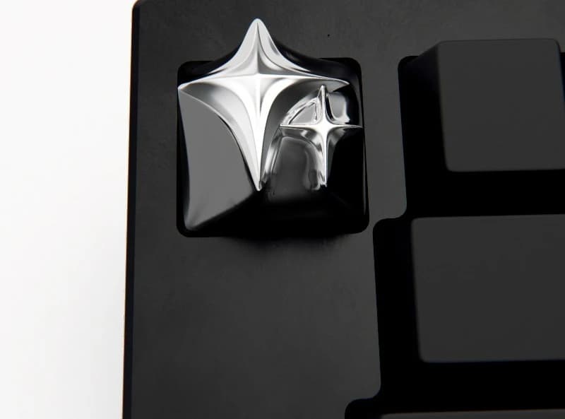 Star Keycap Personalized Keycap Metal Keycap Single