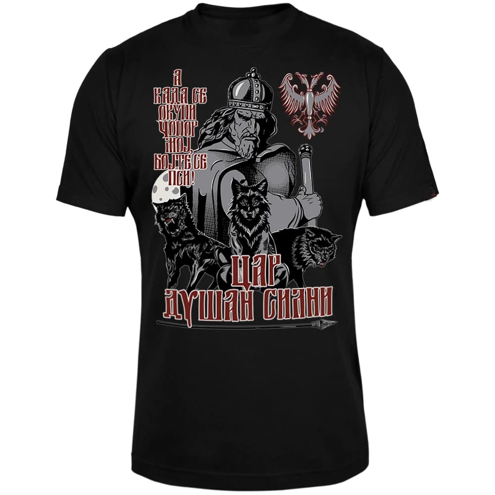 The Greatest Ruler of Medieval King of Serbia Stefan Dusan T-Shirt 100% Cotton O-Neck Short Sleeve Summer Casual Mens T-shirt
