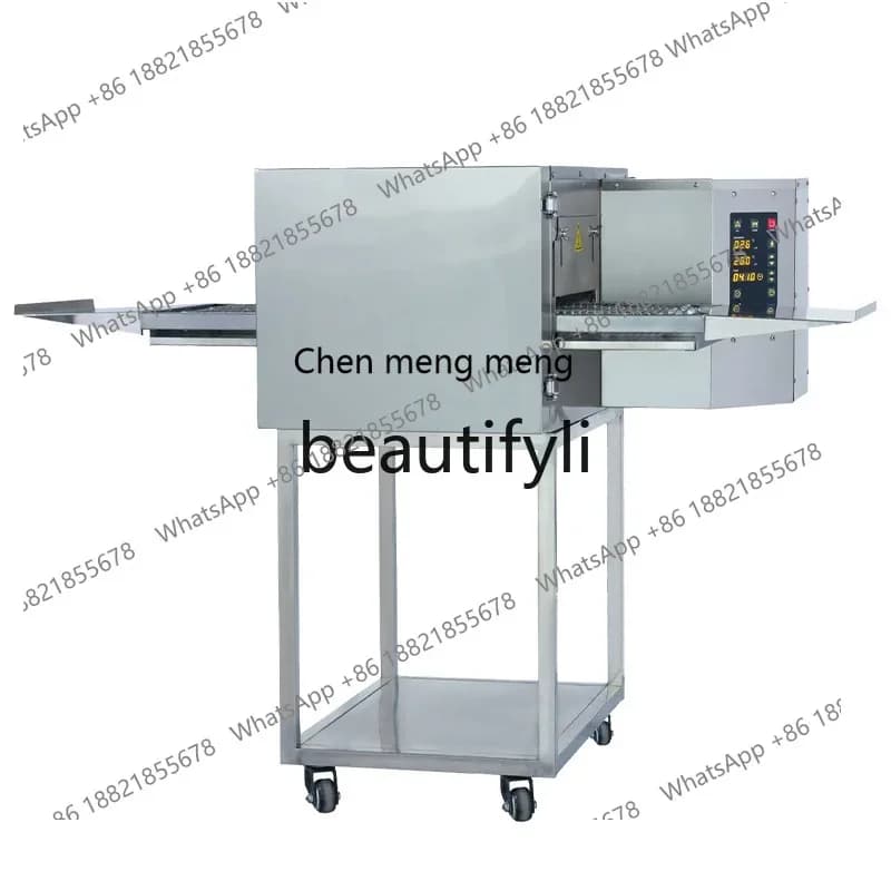 New arrive Crawler Electric Pizza Oven Commercial Chain Hot Air Circulation Baking Oven Gas Oven