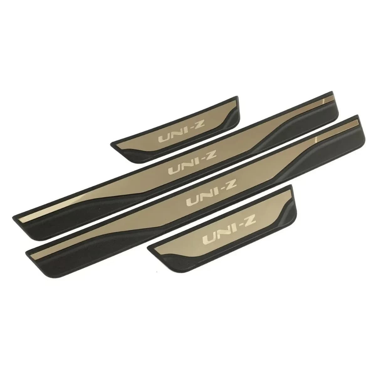 For Changan UNI-Z 2027 2026 2025 2024 Stainless Steel Door Sill Plate Plastic Black Interiors Styling 3D Accessories Auto Parts