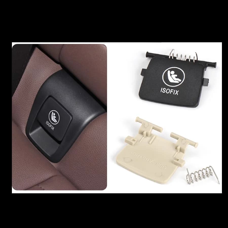 For BMW G01 Car Rear Child Seat Anchor ISOFix Cover Flap 52207474100 Auto Replacement Parts For BMW X3 X4 G02 G08Car Seat Covers