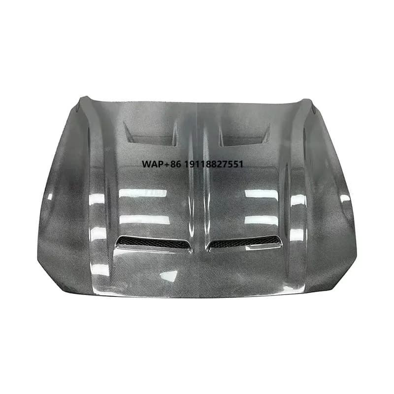 Carbon Fiber Hood Bonnet Fit for  Mustang 2018-2022