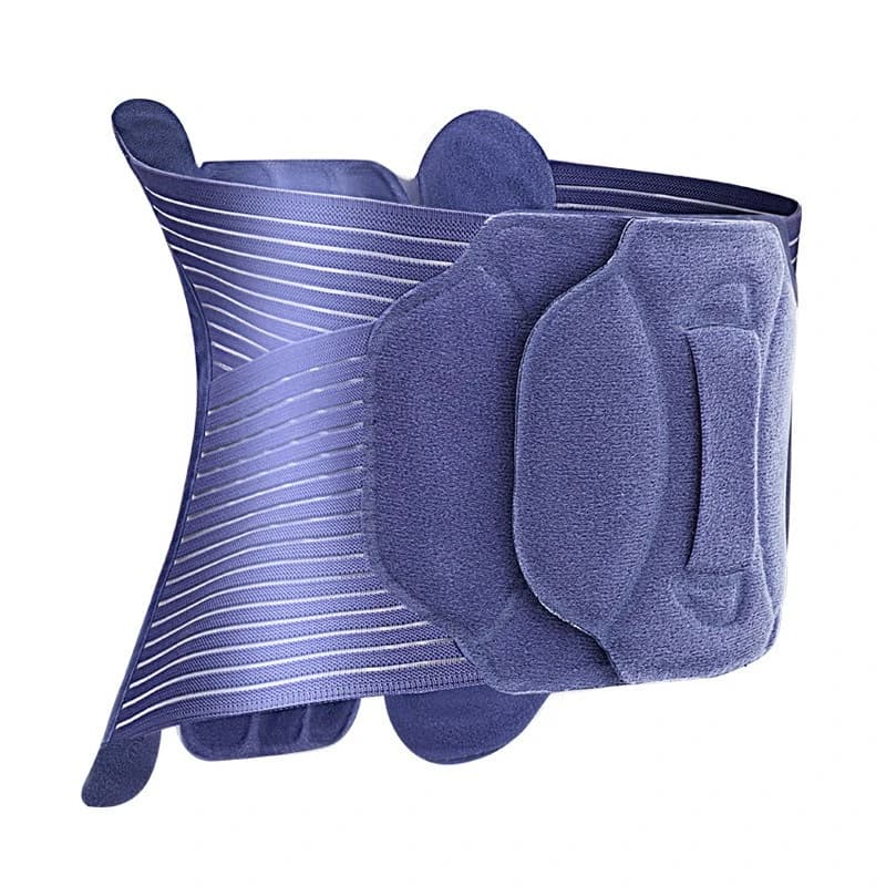 The waist belt is fixed and supports disc. The waist belt protects disc and the lumbar vertebra Luo pulse