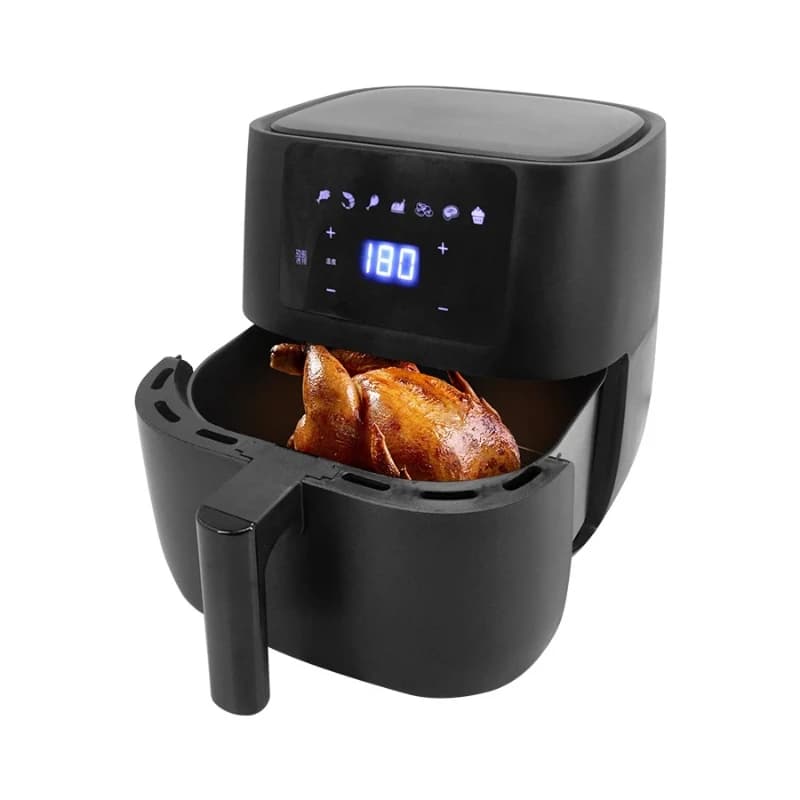 Household Air Fryer Touch Screen Smart Electric Air Fryer 6L Household Oil-Free Cooking