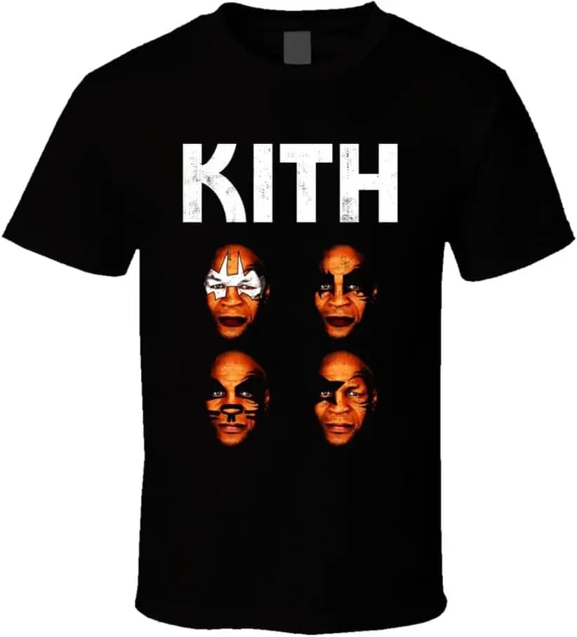 Iron Mike Tyson Kith Worn Look T-Shirt 100% Cotton O-Neck Short Sleeve Summer Casual Mens T-shirt Streetwear