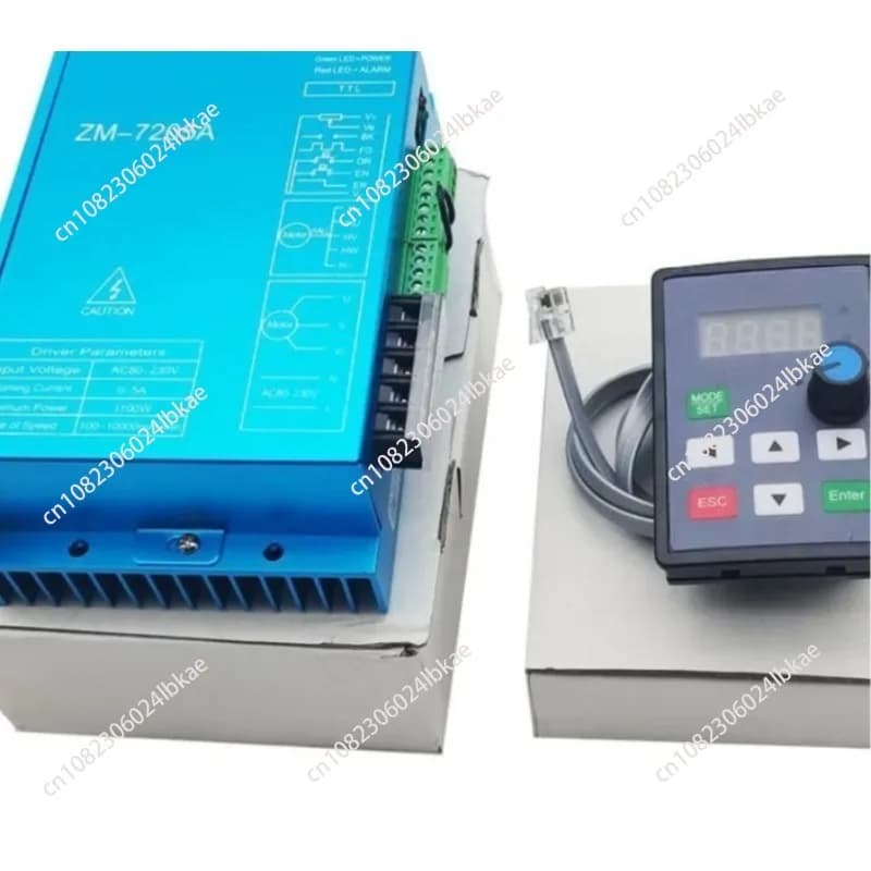 310V High Voltage High Power DC Brushless Motor Driver 220V AC Max. 5A 1100W BLDC With Handheld Intelligent Setting Unit ZM-7205