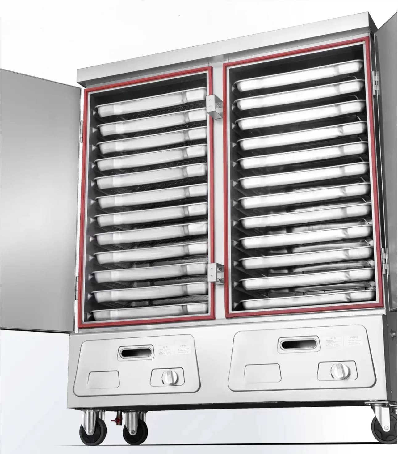 RUITAI Commercial Stainless Steel Rice Steamer Gas Electric Restaurant Cooking Equipment Metal Steam Rice Cabinet Factory Direct