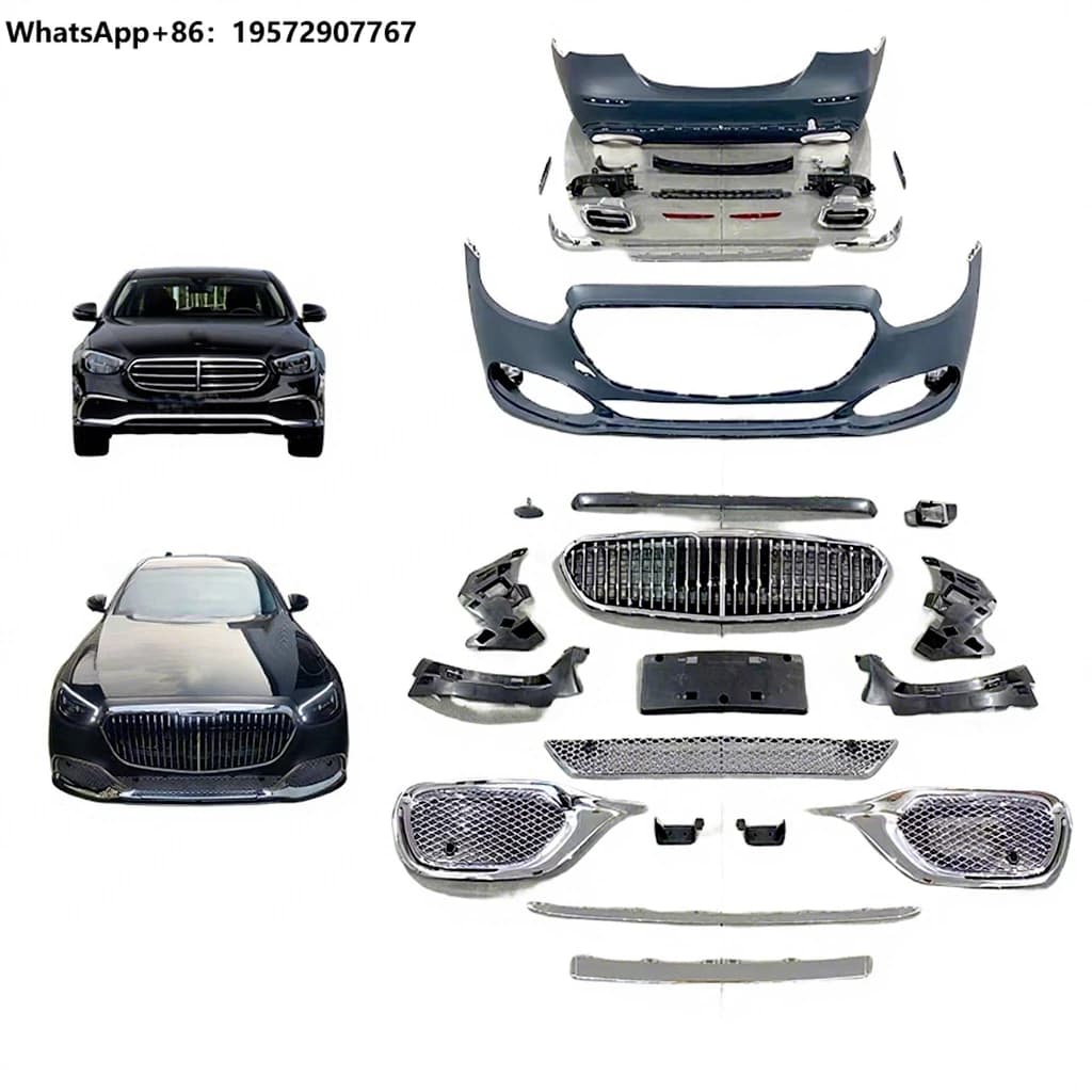 PP Plastic W213 Upgrade to 680 Style Facelift Car Bumpers 2021 BodyKit for  Class W213 Lci Body Kit