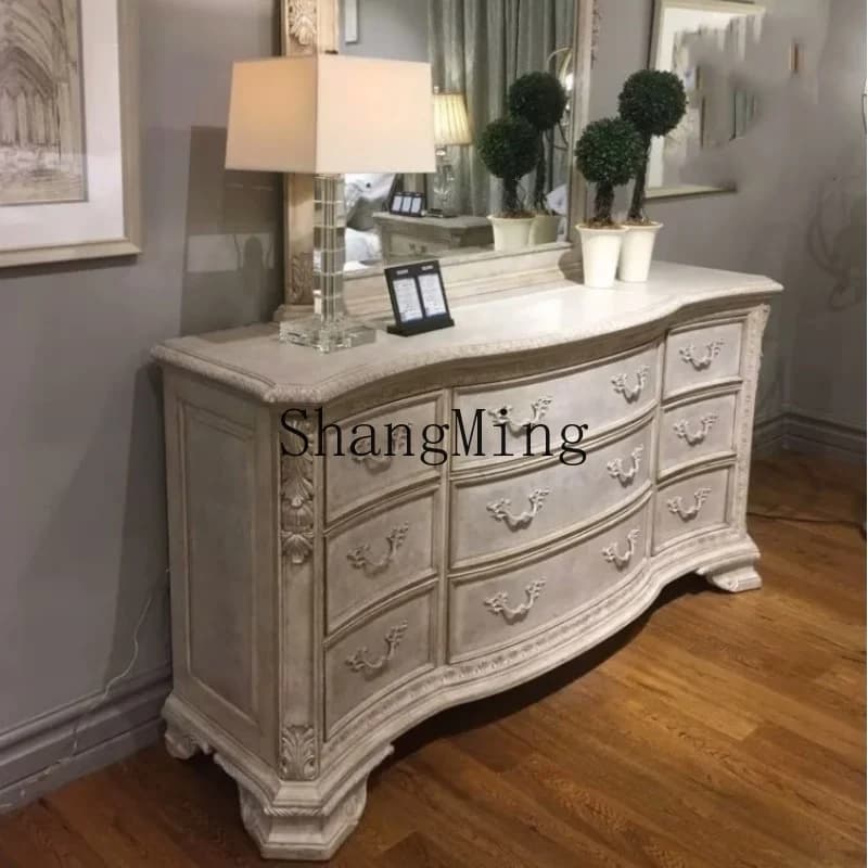CL  old carved dresser furniture old carved dresser furnituresolid wood storage retro