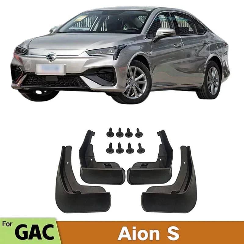MudFlaps For GAC Aion S 2019 2020 2021 2022 2023 Mudguards Mud Flaps Splash Guards Front Rear Wheels Fender Car Accessories 4Pcs