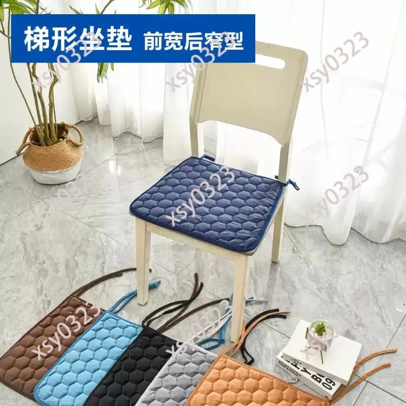 Horseshoe Shaped Plush Chair Pad, Crystal Velvet Warm Anti-slip Seat Cushion for Winter