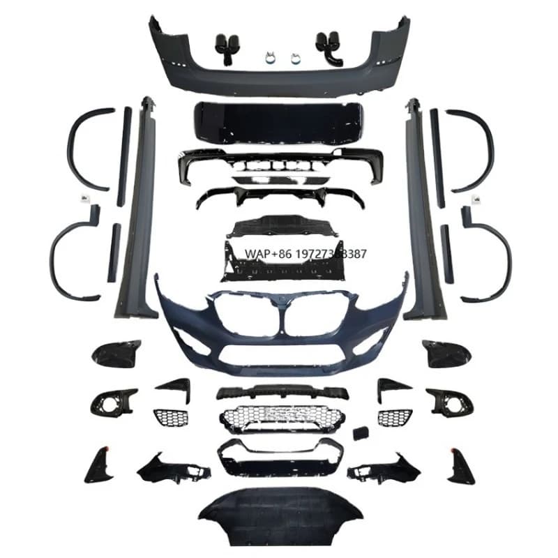 NEW X3 G01 G08 UPGRADE to X3 M SPORT COMPLETE BODY KIT for X3M 2019